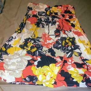 Hawaiian Print Dress